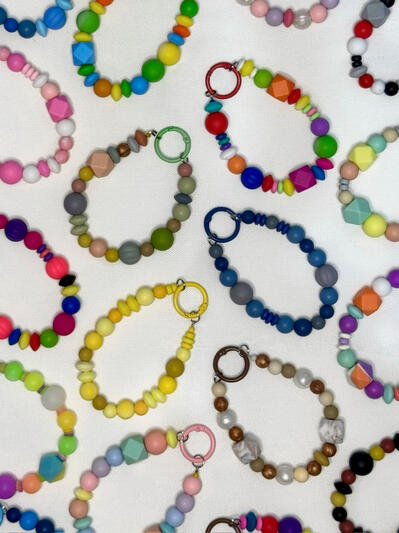 Silicone Bead Charms ... A cute detail that adds a little extra personality to your everyday carry. Clip it onto your bag, keys, or pouch and make it uniquely yours.
